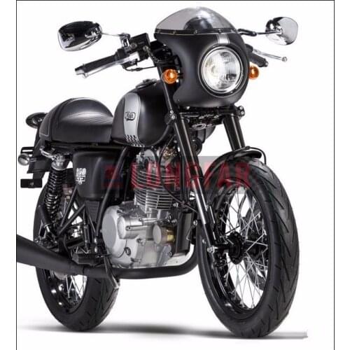 CAFE RACER FAIRING RETRO CAFE RACER STYLE HANDLEBAR FAIRING & SCREEN UNIVERSAL FIT 7" HEADLIGHT