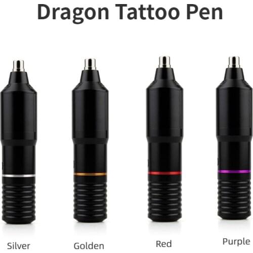 Professional Tattoo Pen Rotary Tattoo Machine Gun Mabuchi Motor Strong Quiet Tattoo Supply Makeup Pen Tattoo Cartridge Needles