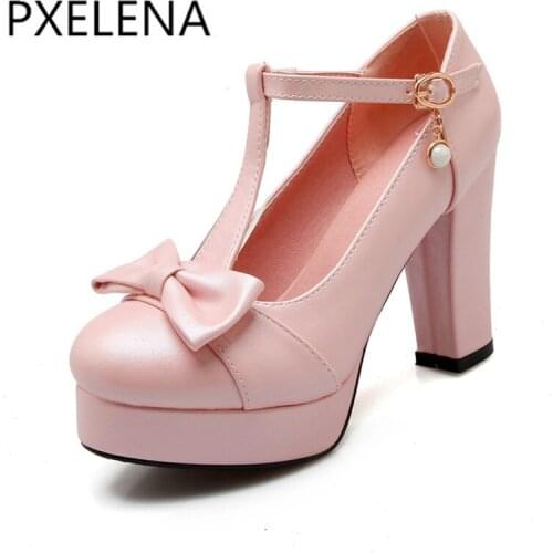 PXELENA Mary Jane Women's Shoes