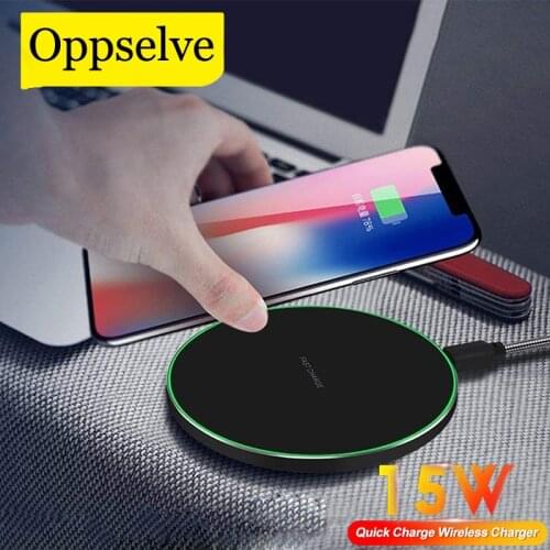 15W Qi Fast Wireless Charger for Samsung S20 S10 S9 Note 10 for iPhone 12 11 XS X 8 R Huawei P30 P20 Pro Xiaomi Mi Charging Dock