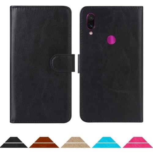 Luxury Wallet Case For Xiaomi Redmi Note 7 pro PU Leather Retro Flip Cover Magnetic Fashion Cases Strap