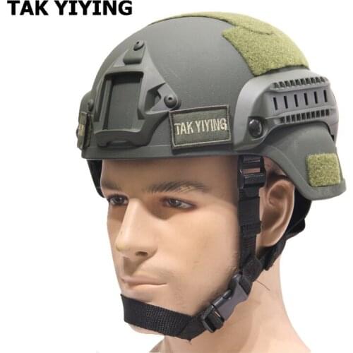 Deyi camp outdoor tactical Mickey 2000 helmet / action version tactical Helmet Black / Green