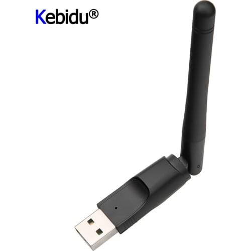 Kebidu WIFI USB Adapter MT-7601 150M USB 2.0 WiFi Wireless Network Card 802.11 b/g/n LAN Adapter with rotatable Antenna