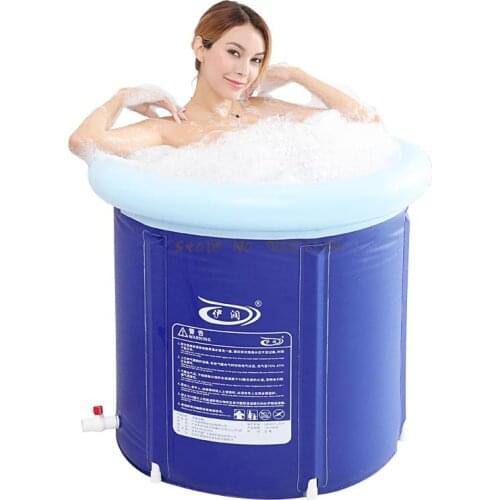 Bathtub Adult Bathtub Inflatable Bathtub Household Thickened Large Bathtub Full Body Adult Folding Bathtub Plastic