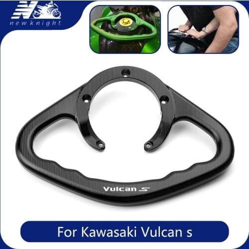 For Kawasaki Vulcan s Motorcycle CNC Aluminum Alloy Passenger Handgrips Hand Grip Tank Grab Bar Handles Armrest Accessories