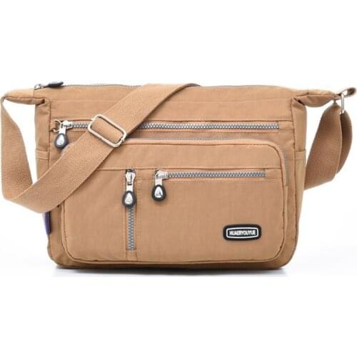 Lady Messenger Bag Nylon Chains Shoulder Bags Womens Vintage Travel Crossbody Bags Bolsa Feminina Bolsos Waterproof Tote