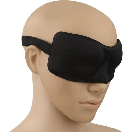 3D Soft Eye Travel Airplane Train Car Sleeping Aid Eyeshade Blindfold