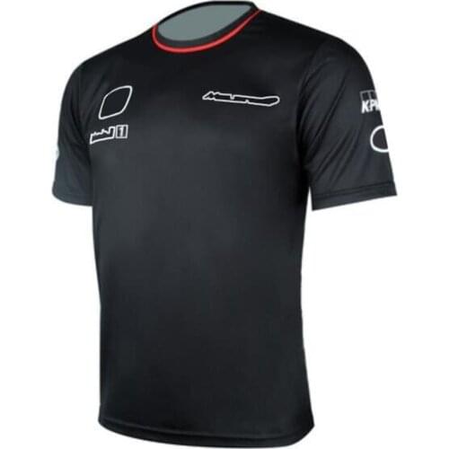 F1 T-shirt Formula One Team T-shirt Short-sleeved Racing Suit Crew Neck Shirt Team Uniform Clothing Customization
