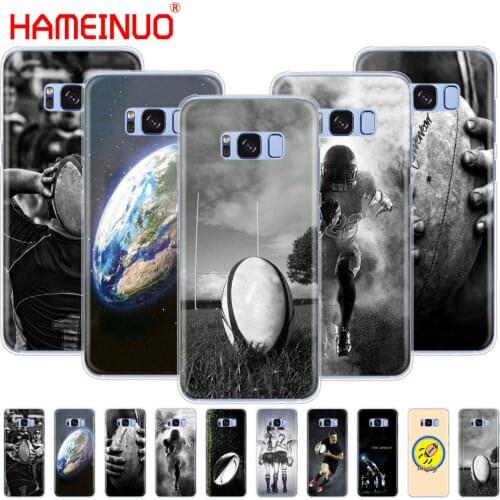 HAMEINUO Rugby Ball Sport cell phone case cover for Samsung Galaxy S9 S7 edge PLUS S8 S6 S5 S4 S3 MINI