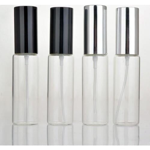 Small 30ml Transparent Cosmetic Dispenser Spray Bottle Water Travel Perfume Glass Refillable Bottle 100pcs/lot