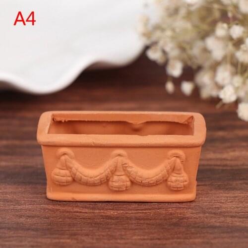 1:12 Scale Dollhouse Miniature Porcelain Ceramic Flower Vase Dolls House Accessories Pretend Play Furniture Toys for Kids