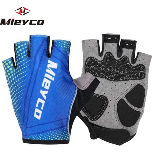 Mieyco Cycling Anti-slip Anti-sweat Men Women Half Finger Gloves Breathable Anti-shock Sports Gloves MTB Bike Bicycle Glove