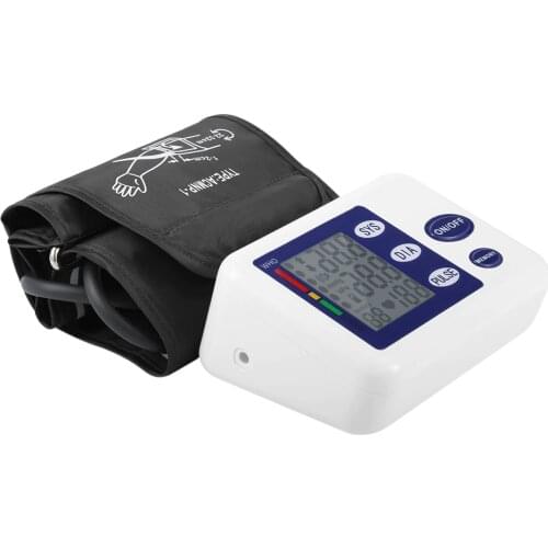 Blood Pressure Monitor Upper Arm Automatic Digital Blood Pressure Monitor Cuff Home BP Sphygmomanometers with Large LCD Display