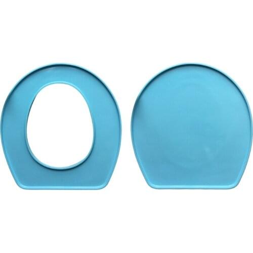 N7MF Toilet Cushion Cover Pad Epoxy Resin Mold DIY Closestool Seat Mat Silicone Mould