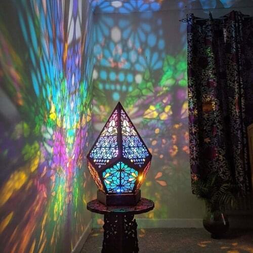 New Floor Lamp Plastic Bohemian Light Bohemian Style Decor Gift for Home Garden
