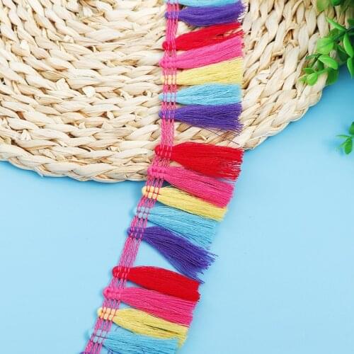 Tassel Fringes Trim Lace Fabric Sewing Accessories tassels Trim curtain tassel Fringes Ribbon Sewing Lace For DIY Craft Apparel