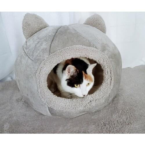 Pet Dog Cat Tent House Kennel Removable Nest Soft Foldable Sleeping Pad Animal Puppy Cave Sleeping Mat Nest Kennel Pet Supply