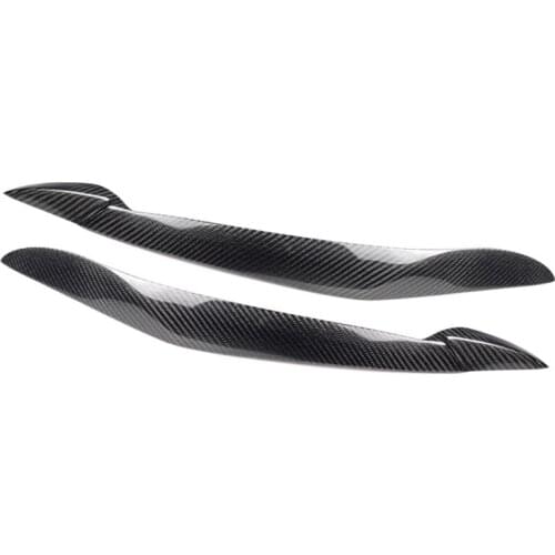 2pcs Car Headlight Front Molded Cover Car Light Eyebrow Protector Decorative Shell For Bwm E70 Auto Exterior Replace Accessories