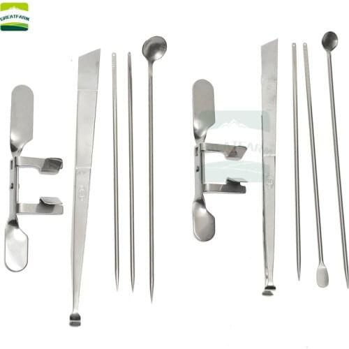 Thickened stainless steel professional full set of pheasant tools big chicken chick cutting knife rooster chicken knife