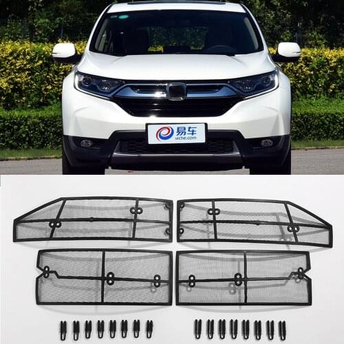 2017 2018 2019 Stainless Car Insect Screening Mesh Front Grille Net For Honda CRV Accessories