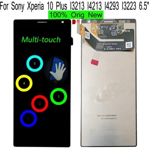 Shyueda 100% Original New AAA+ For Sony Xperia 10+ 10 Plus I3213 I4213 I4293 I3223 6.5" LCD Display Touch Screen Digitizer