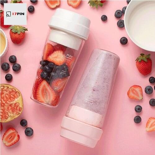 17pin Star juicer 400ml fruit vegetable orange juice Magnetic Charging mi Mijia portable electric juice bottle cup