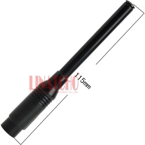 NA773 telescopic UHF VHF 144-430mhz dual band walkie talkie two way radio antenna SMA male connector