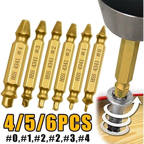 A variety of high-quality screw extractor drill bit sets damaged screw bolt remover shelling screw extractor removal tool