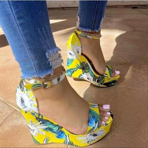 WDHKUN Sexy Girl Summer Design Party Women Shoes High Heels Buckle Ankle Strap Sandals Women Flower Open Toe Sandals