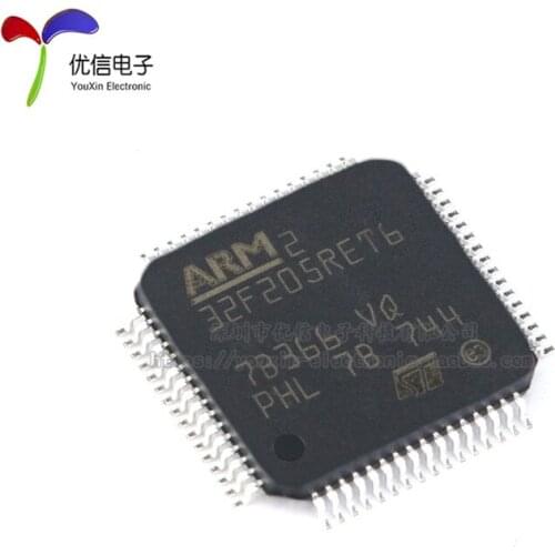 1pcs / lot genuine stm32f205ret6 lqfp-64 arm Cortex-M3 32-bit MCU