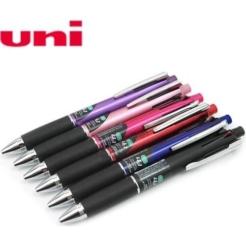 1Pcs UNI 4+1 Multifunctional Pen MSXE5-1000 Student Office Stationery 4 Color Ballpoint Pen + 0.5mm Mechanical Pencil