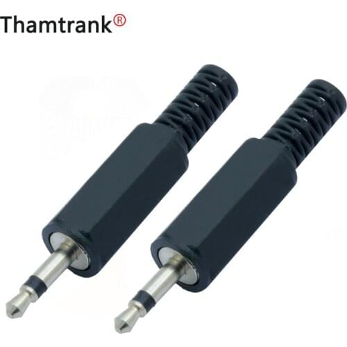 10pcs/lot Mini Jack 2.5mm 2 Poles Male Plug Mono 2.5 MM Plug Wire Connector Heaphone Plug Earphone Jack