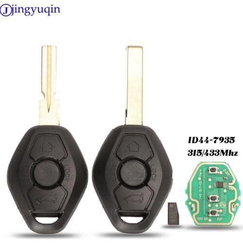 10x 433/315Mhz Remote Car Key For BMW 325 330 318 525 530 540 E38 E39 E46 M5 X3 X5 M5 EWS System ID44/7935 Chip HU92 Blade