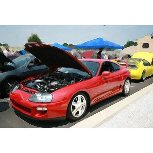 For 1993-2002 Toyota Supra MK4 JAZ80 2JZ Damper Front Hood Bonnet Lift Support Gas Shock Absorber Car Parts Accessories 2pcs