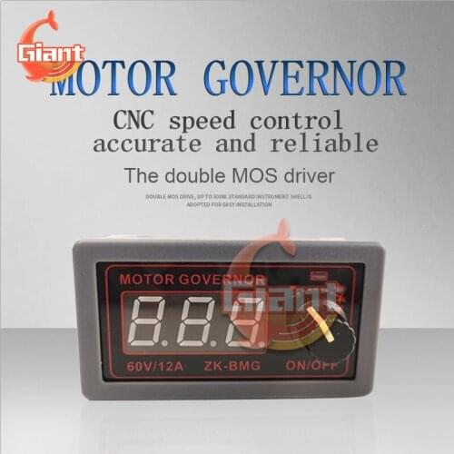 500W 12A PWM DC Motor Speed Controller Voltage Regulator DC9-60V Adjustable Digital Display Speed Control 12V 24V 36V Governor