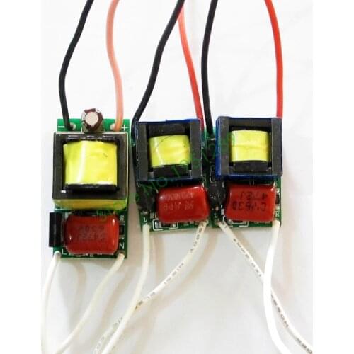 Bared PCB Dimmable Isolated 300mA 3W 4W 5W 6W 7W Led Driver Power Supply AC 110V 220V for Dimming LED lights