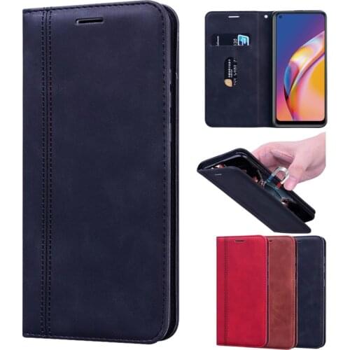 For OPPO Reno5 Z Case A94 Flip Case Wallet Cover 360 Protect For F19 Pro+ Shockproof Reno5 Z Cases Covers F19 Pro+ A94 Case Bag