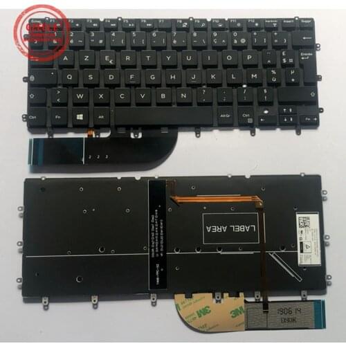 French FR Laptop keyboard for DELL Inspiron XPS 13 7000 7347 7348 7352 7353 7359 15 7547 7548 9343 9350 9360 N7548 backlit