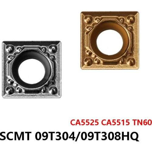 Original SCMT09T304 SCMT09T308 HQ CA5515 CA5525 TN60 SCMT 09T304 09T308 CNC Carbide Inserts Turning Tools Lathe Cutter