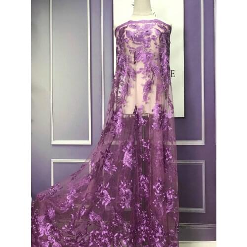 African Laces Fabric 2021 High Quality Lace Nigerian Lace Fabric French Lace Fabric African Tull Lace Wedding Lace Dress M4426