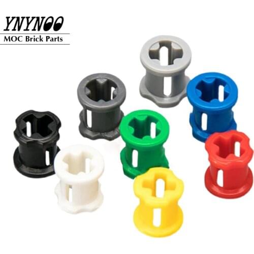 100Pcs/lot Technical Bushes MOC 3713 Bush Building Blocks Spare Bricks Assembly Parts fit Cross Axle Compatible 6590 DIY Toys