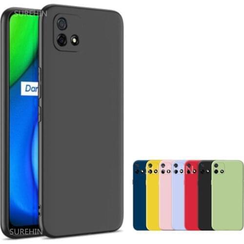 SUREHIN Soft Case For OPPO Realme C20 Cover Red Blue Pink Green TPU Black Coque Yellow Purple Silicone Cover For Realme C20 Case