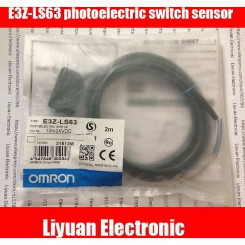 New high-quality E3Z-LS63 photoelectric switch sensor / 12 to 24VDC photoelectric switch