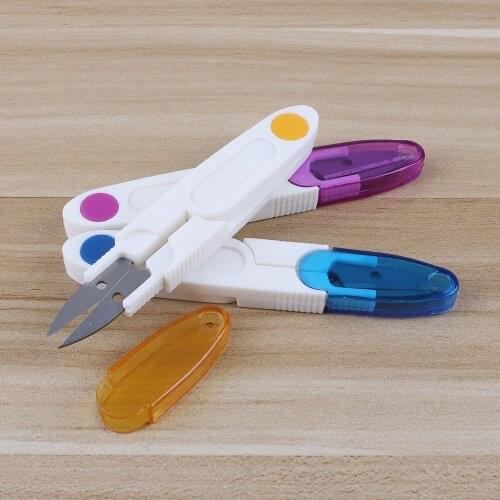 Random Color Stainless Steel Snip Thread Cutter Scissors Sewing Scissors For DIY Cross Stitch Home Crafts Tailor Sewing Tool