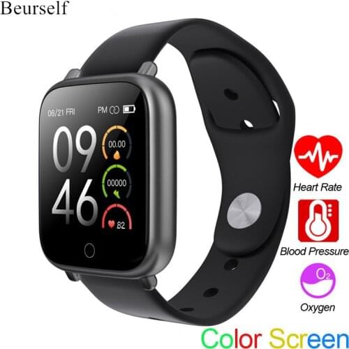 Beurself Q1S Smart Watch Men Fitness Tracker Heart Rate Smart Bracelet Women Blood Pressure Bluetooth Call Message Stopwatch