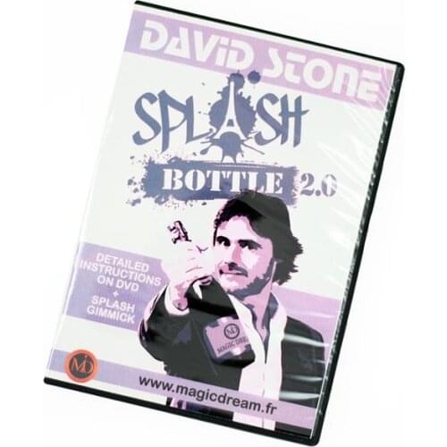 Splash Bottle 2.0 By David Stone (DVD And Gimmick) Magic Tricks Close-Up Stage Magic Props