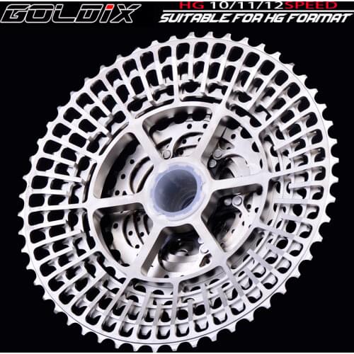 Goldix SHIMANO SRAM mountain bike 10 11 12 speed bicycle deck aluminum alloy CNC ultra-light anti-chain flywheel