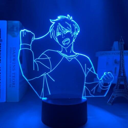 Led Night Lamp Anime The Millionaire Detective Balance UNLIMITED for Bedroom Decor Gift Fugou Keiji Balance 3d Light Haru Kato