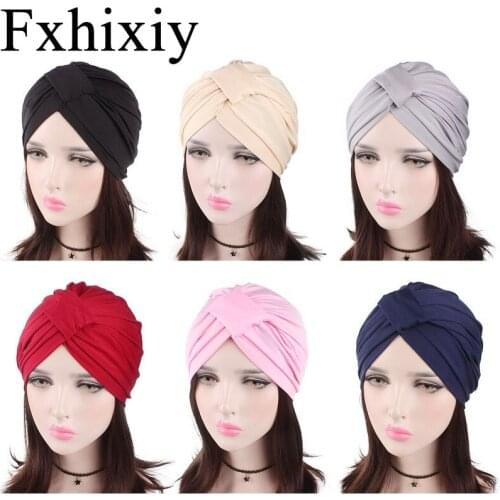 New Muslim Women Turban Hat Chemotherapy Chemo Beanies Head Wrap Cap Headwear Scarf Hijab Cancer Hair Loss Cover