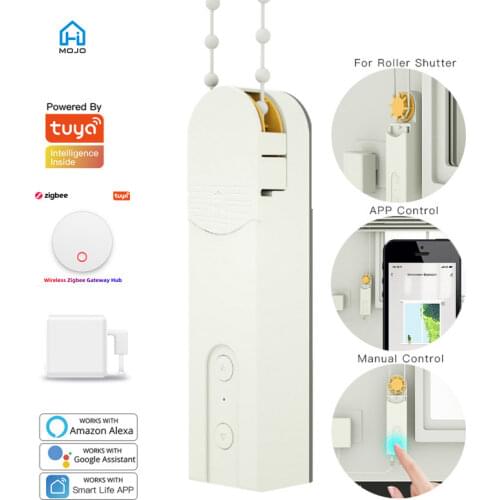 HIMOJO Tuya switch bot Zigbee Electric Motor Curtain Motor Roller Shutter Motor Smart Home Control Works With Alexa Google Home
